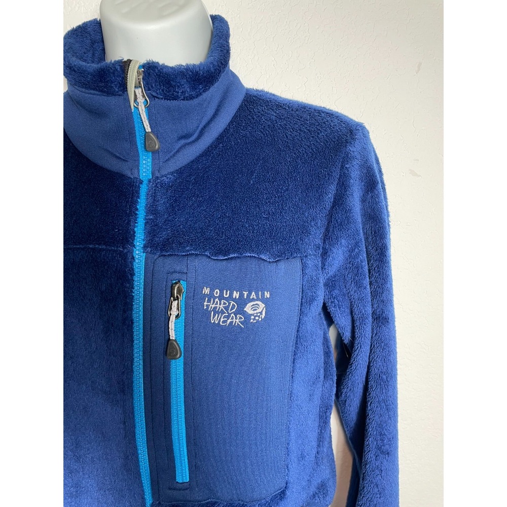 Mountain‎ Hardwear Fleece Jacket Blue Full Zip Thermal Pro Women's S/P